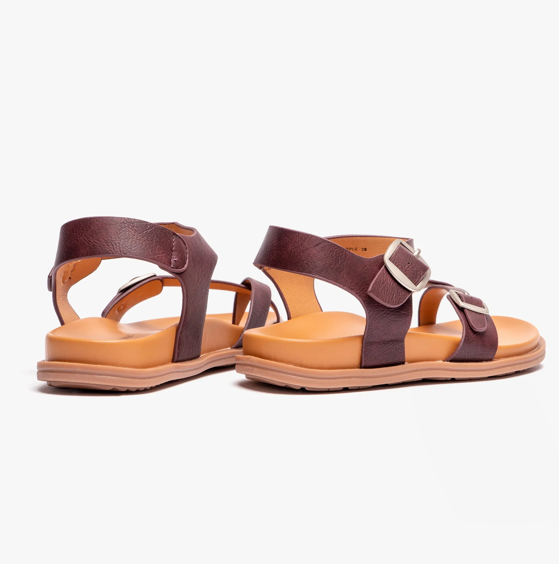 Heavenly Feet PALMA Womens Crossover Sandals Purple sold by Shuperb product image thumbnail 3