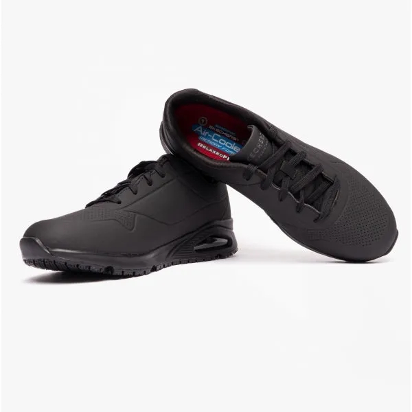 Skechers Work 200054EC UNO - SUTAL SR Mens Occupational Trainers Black sold by Shuperb product image thumbnail 4