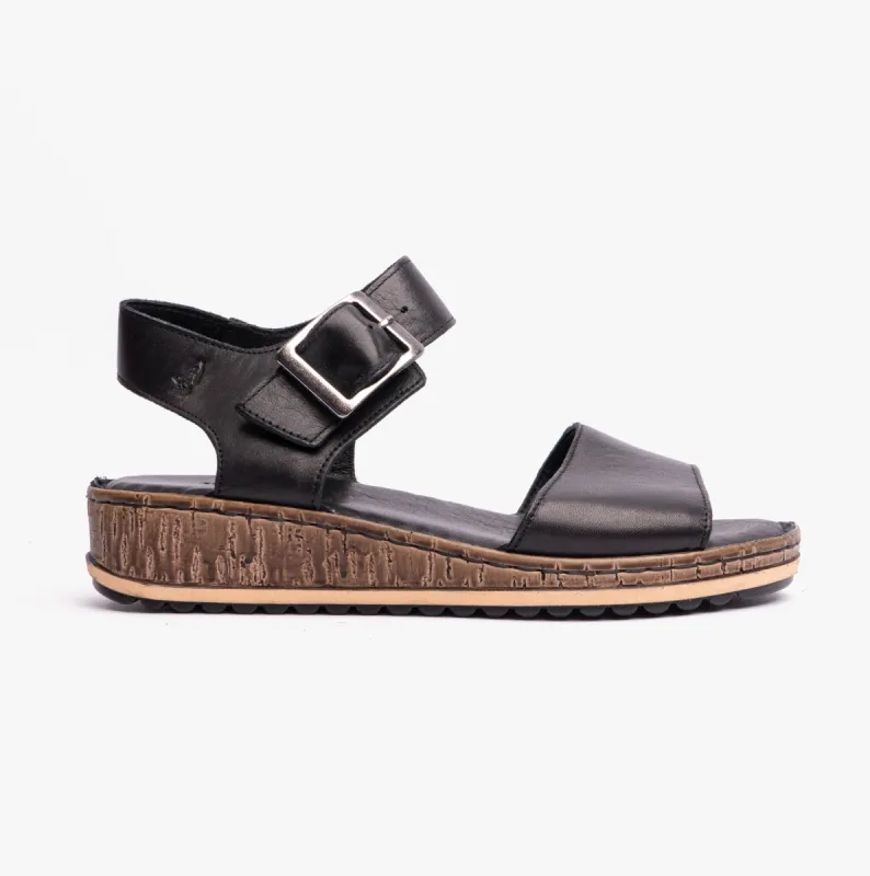 Hush Puppies ELLIE Womens Sandals Black sold by Shuperb