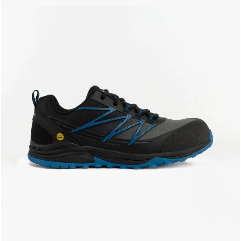Skechers Work 200046EC PUXAL Mens Safety Trainers Black/Blue sold by Shuperb