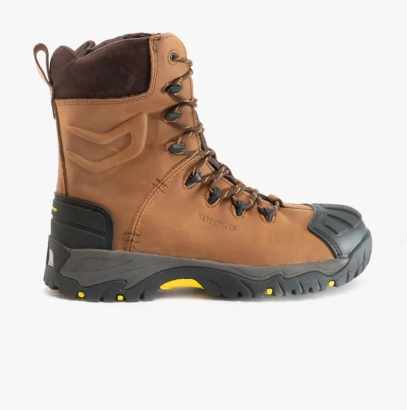 Amblers Safety PILLAR Mens Leather Waterproof Safety Boots Brown sold by Shuperb