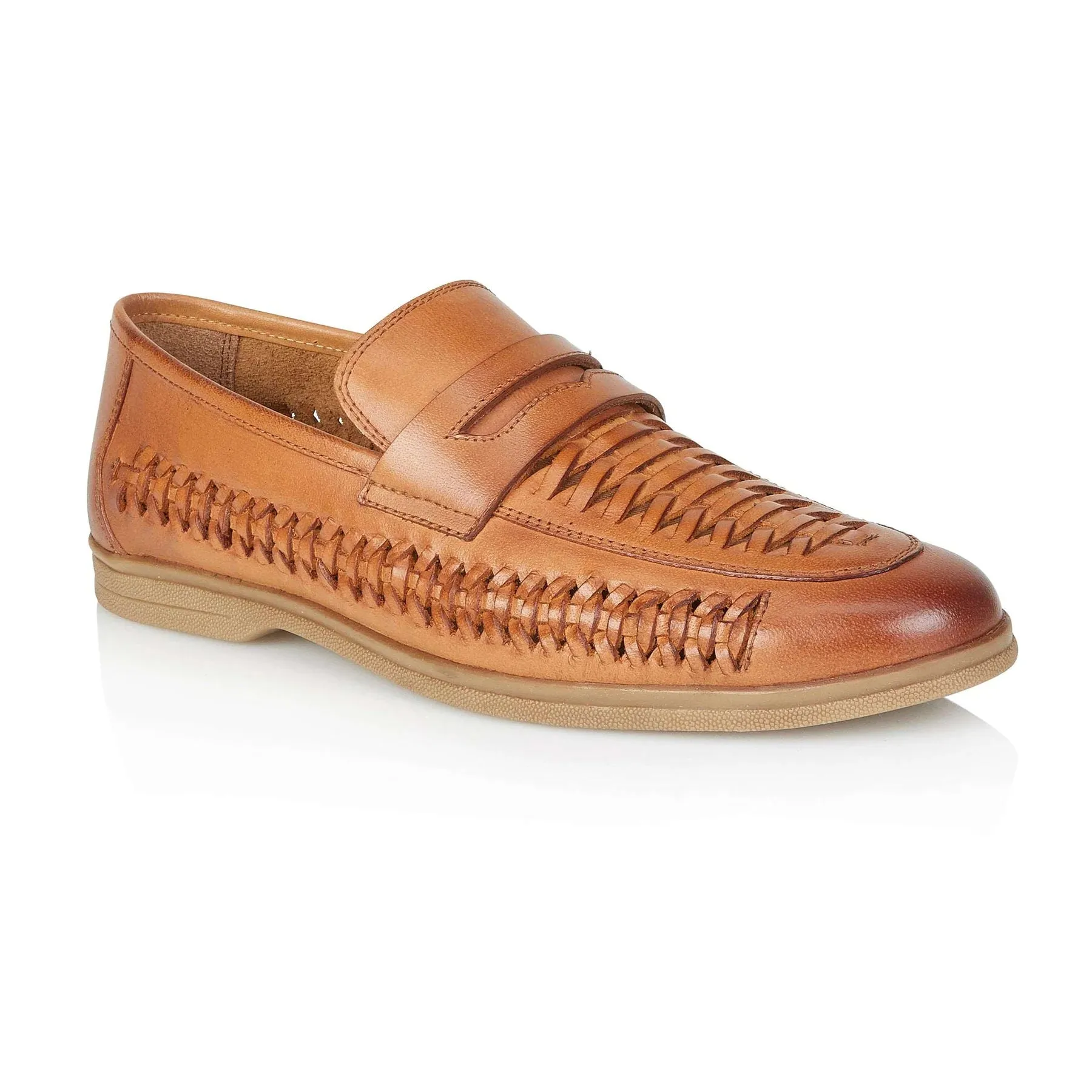 Silver Street London PERTH Mens Loafers Tan sold by Shuperb product image thumbnail 2