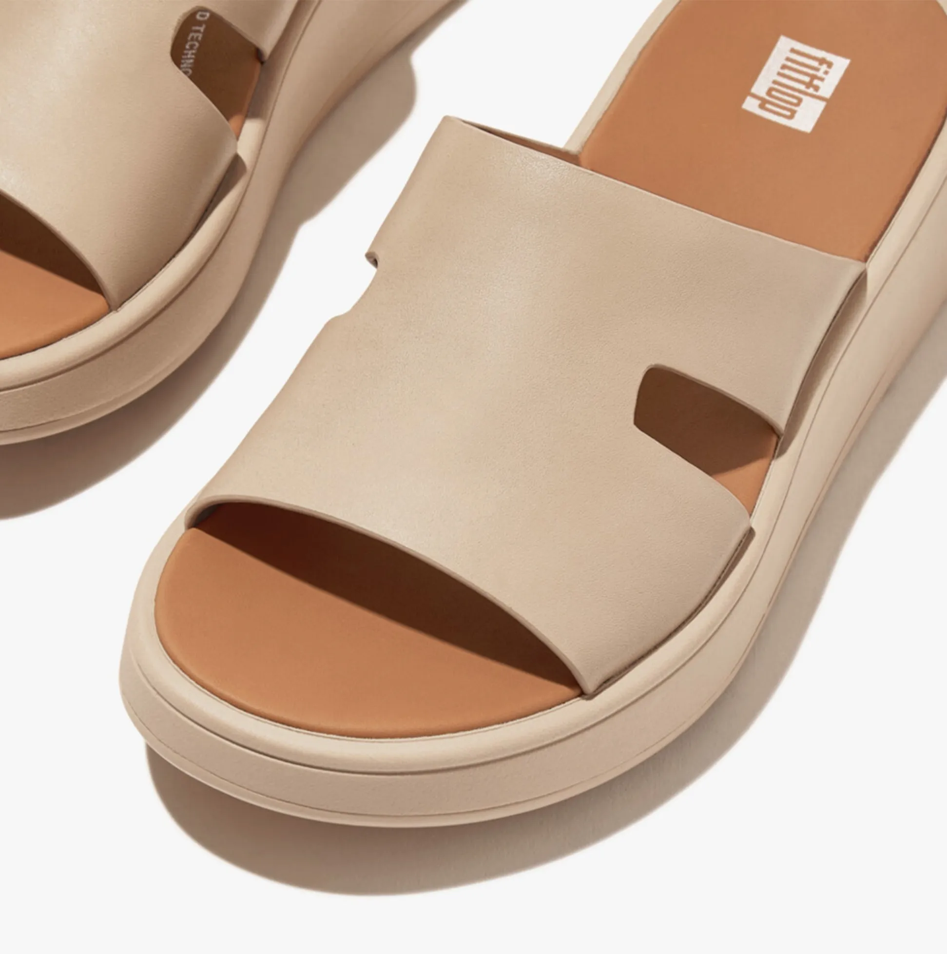 F-MODE H-BAR Womens Slides Stone Beige sold by Shuperb product image thumbnail 4