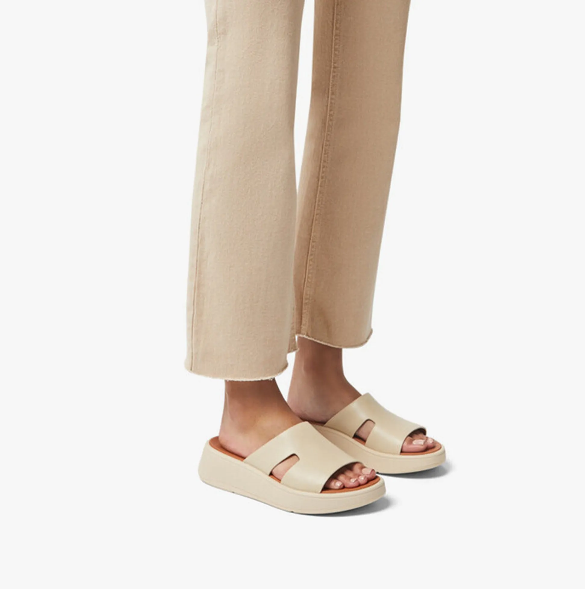 F-MODE H-BAR Womens Slides Stone Beige sold by Shuperb product image thumbnail 2