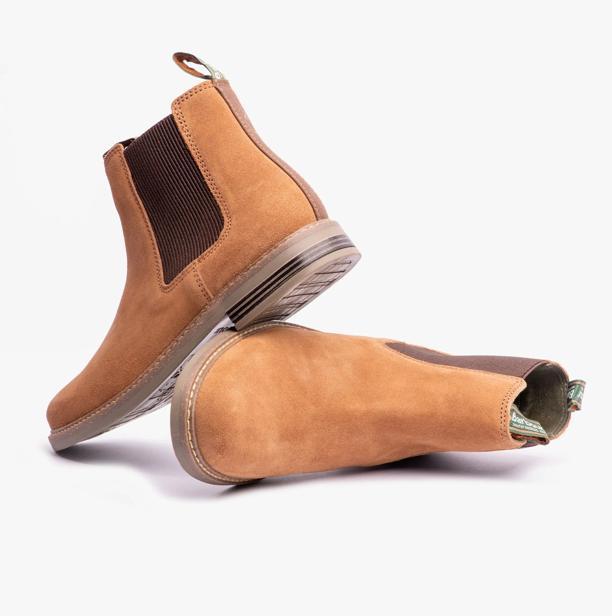 FARSLEY Mens Chelsea Boots Fawn Suede sold by Shuperb product image thumbnail 4