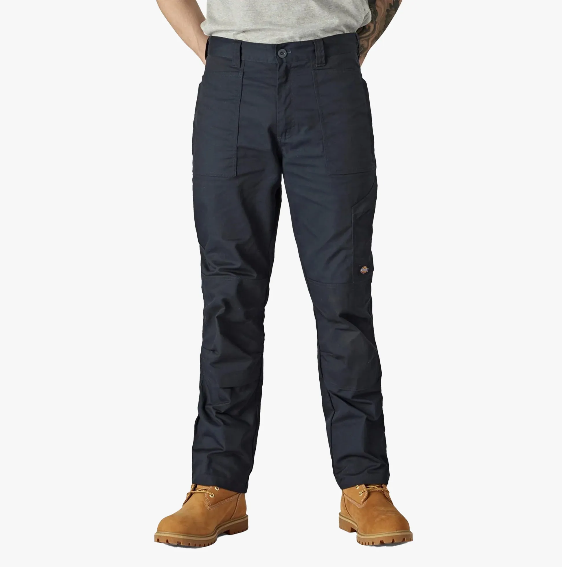 ACTION FLEX Mens Regular Trousers Navy Blue sold by Shuperb