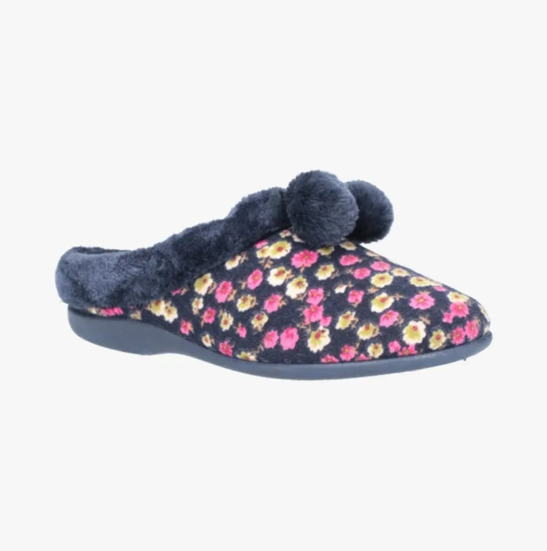 Mirak CHABILIS Womens Textile Mule Slippers Floral sold by Shuperb