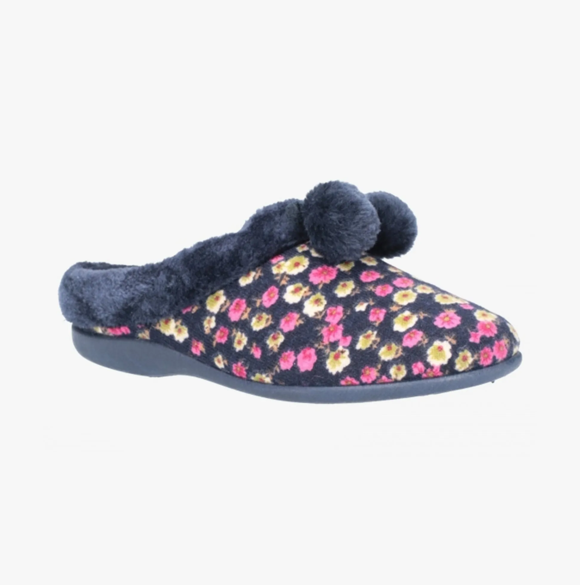 Mirak CHABILIS Womens Textile Mule Slippers Floral sold by Shuperb
