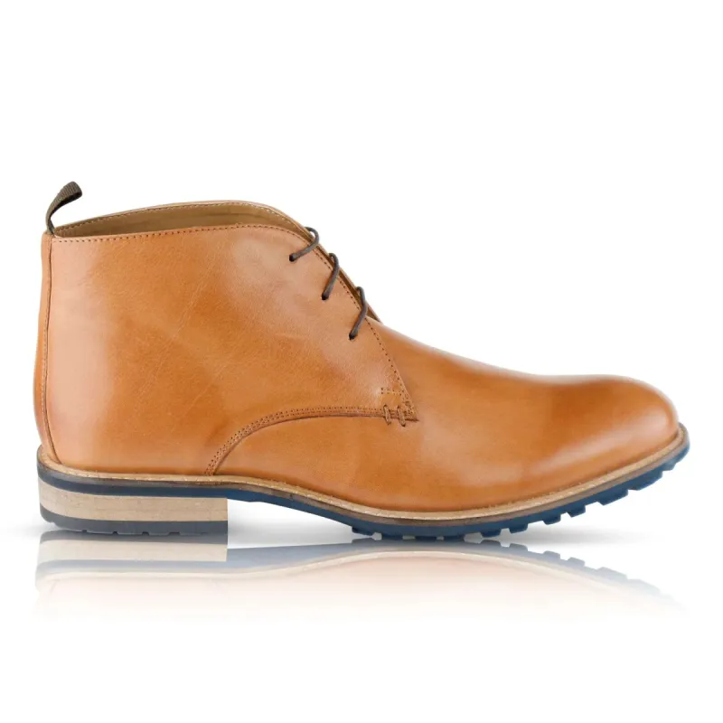 Silver Street London LUDGATE Mens Boots Tan sold by Shuperb