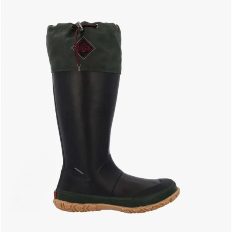 FORAGER 15" Unisex Rubber Wellington Black/Moss Green sold by Shuperb