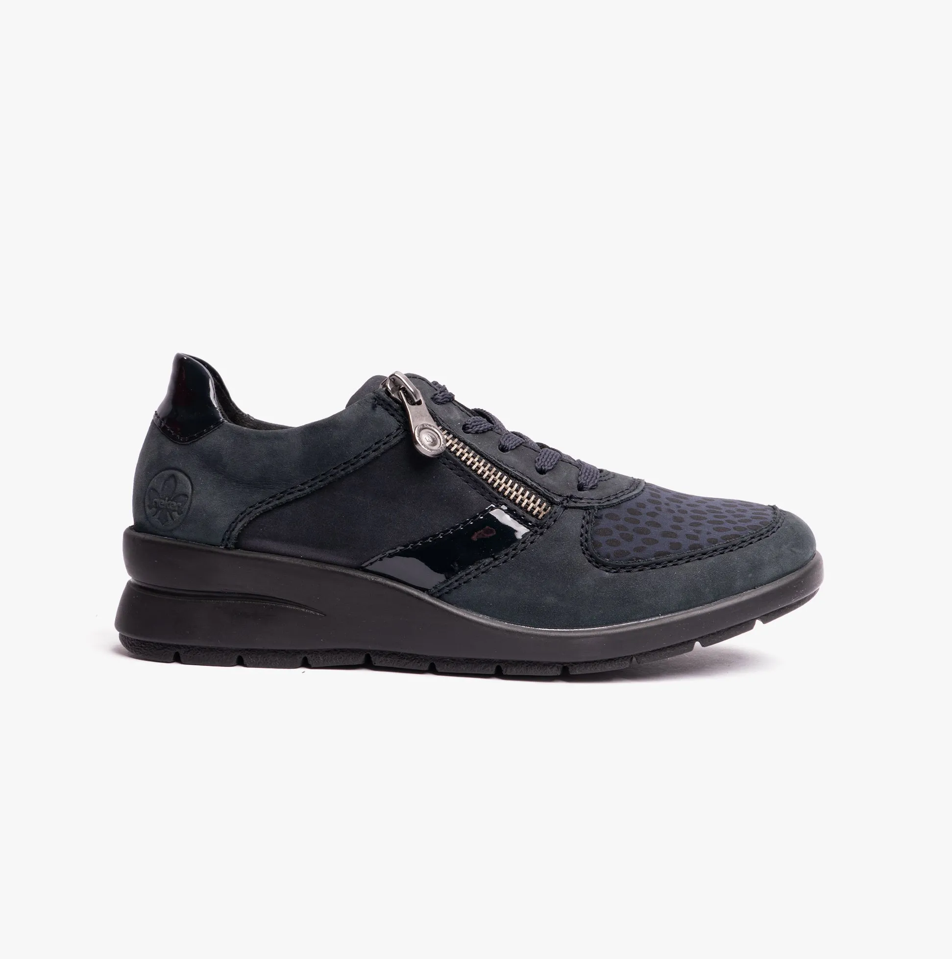 Rieker L4821-14 Womens Shoes Blue sold by Shuperb