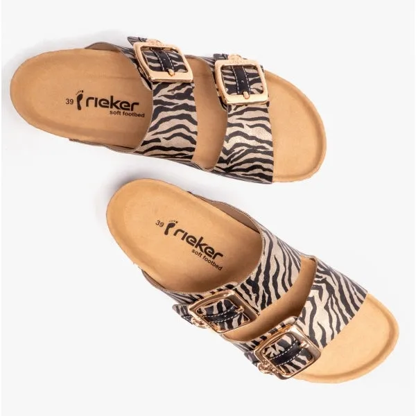 Rieker 69850-60 Womens Mules Beige sold by Shuperb product image thumbnail 4