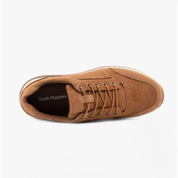 Hush Puppies JOSEPH Mens Leather Lace-Up Shoes Tan sold by Shuperb product image thumbnail 4