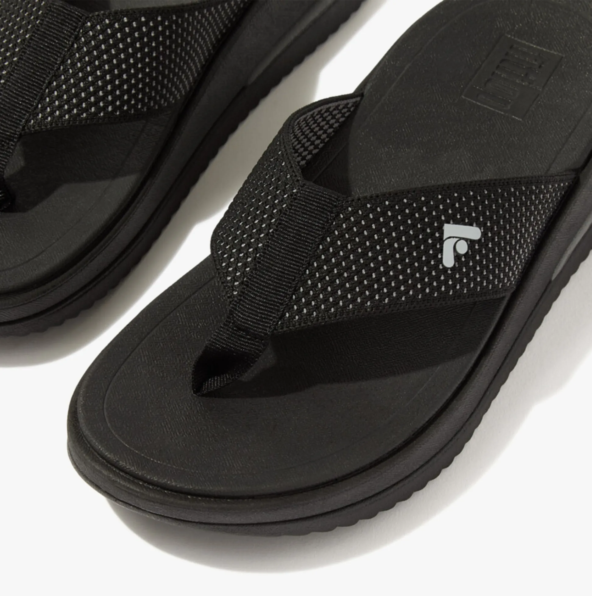 FitFlop SURFF TWO-TONE WEBBING Womens Toe Post Black sold by Shuperb product image thumbnail 5