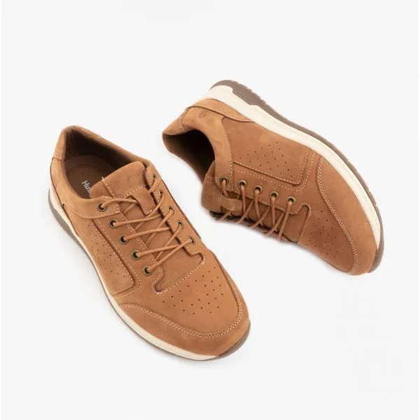 Hush Puppies JOSEPH Mens Leather Lace-Up Shoes Tan sold by Shuperb product image thumbnail 2
