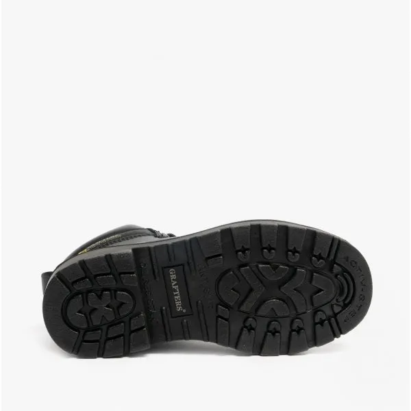 Grafters APPRENTICE Unisex Leather Safety Boots Black sold by Shuperb product image thumbnail 3