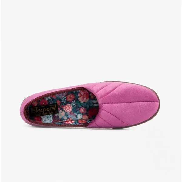 Sleepers AUDREY III Womens Wide Fit Full Slippers Plum sold by Shuperb product image thumbnail 4