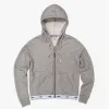 SENA Ladies Full Zip Hoodie Grey Heather sold by Shuperb