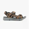 Hush Puppies CASTRO Mens Sandals Brown sold by Shuperb