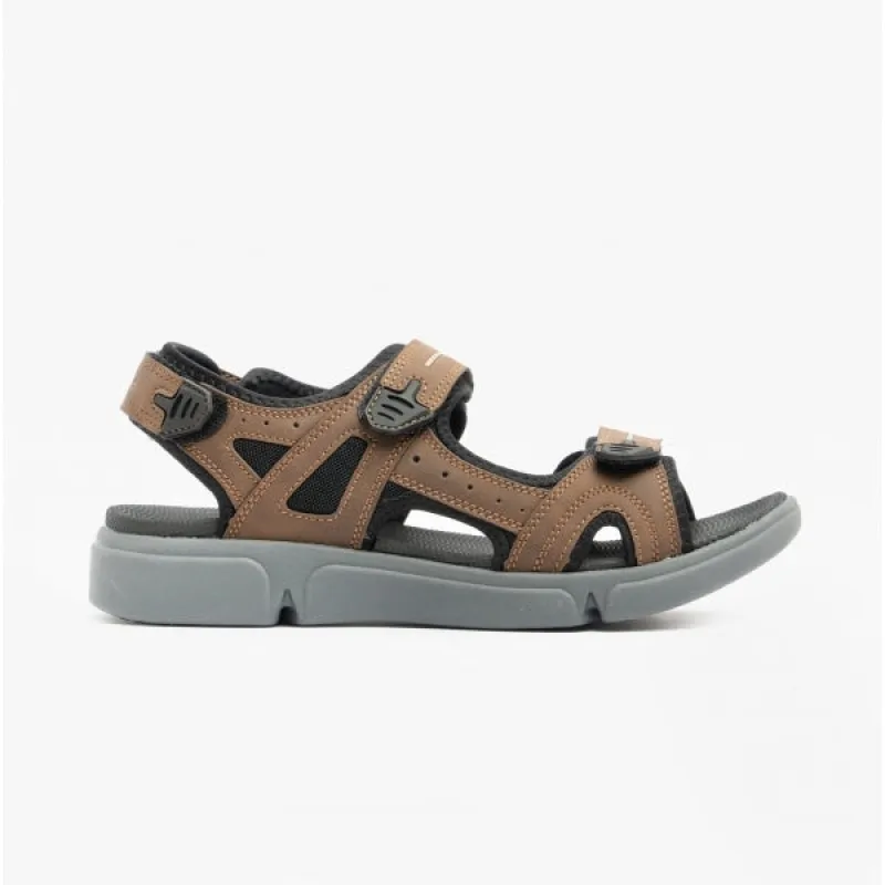 Hush Puppies CASTRO Mens Sandals Brown sold by Shuperb