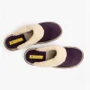 Nordikas 1753 (AFELPADO) Womens Suede Mule Slippers Purple sold by Shuperb