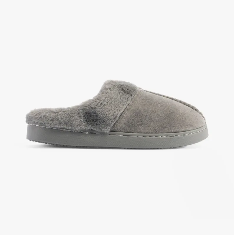 Jo & Joe ZOE Womens Slippers Grey sold by Shuperb