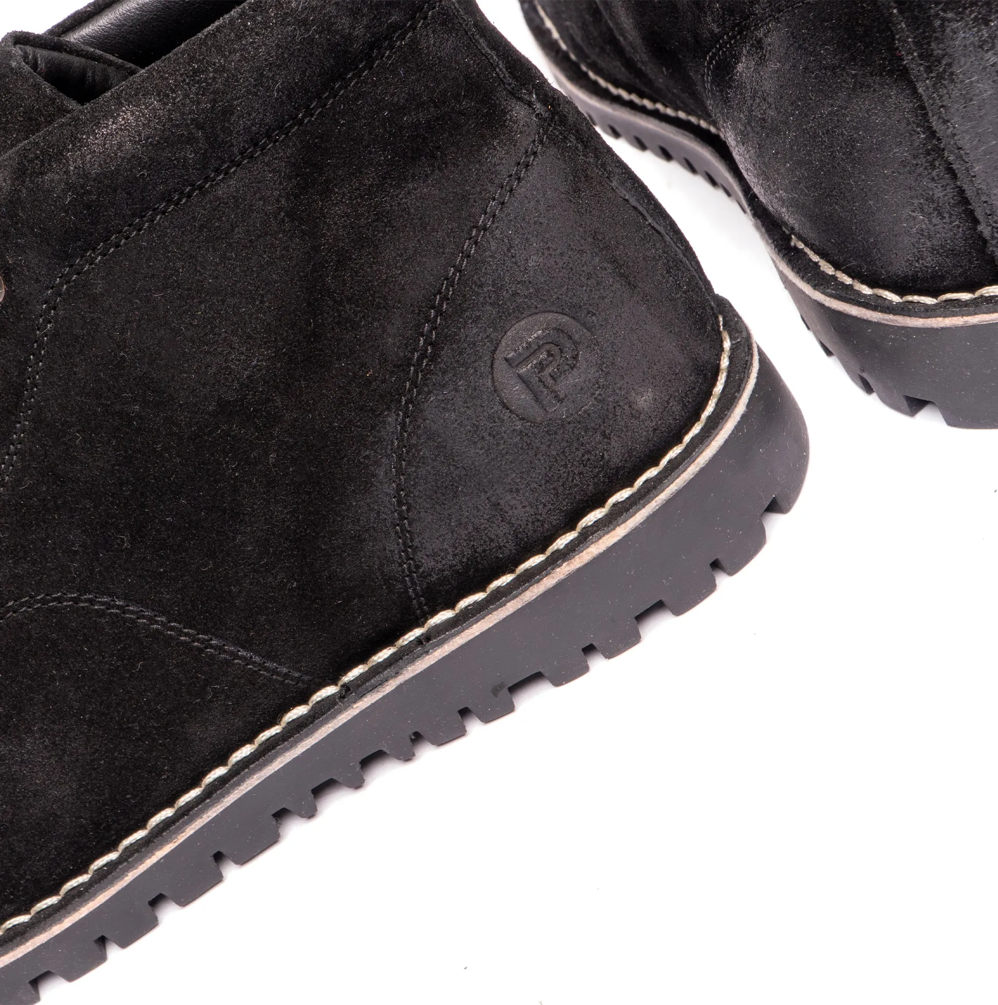 Popps 1961 MOD Mens Suede Monkey Boots Black sold by Shuperb product image thumbnail 4