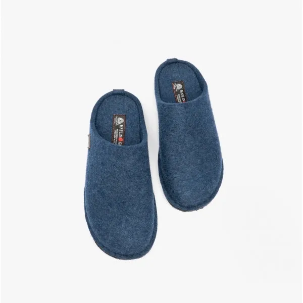 SOFT Ladies Wool Slippers Denim Blue sold by Shuperb product image thumbnail 4