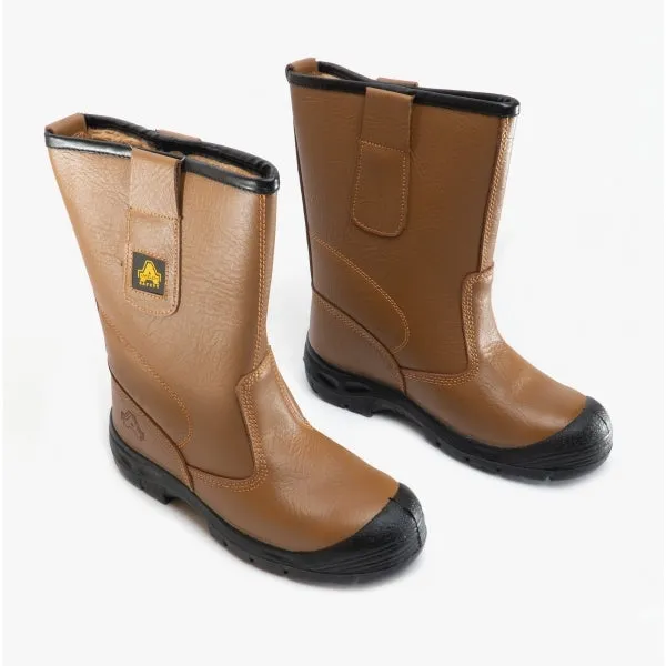 Amblers Safety FS142 Unisex Leather Safety Boots Tan sold by Shuperb product image thumbnail 2