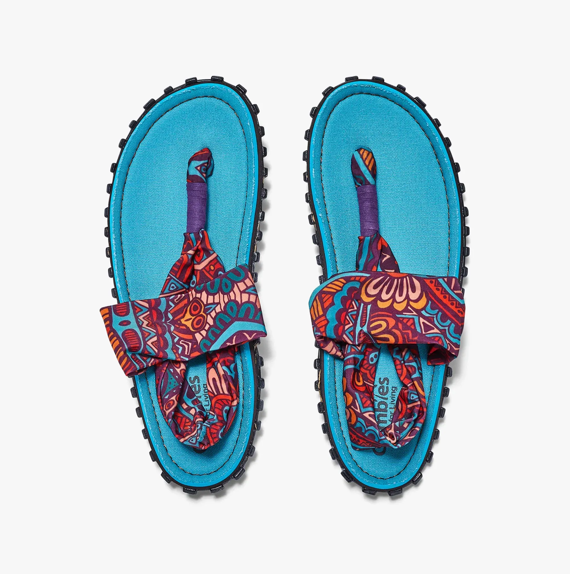 Gumbies SLINGBACK Womens Toe Post Sandals Turquoise Vintage sold by Shuperb product image thumbnail 3