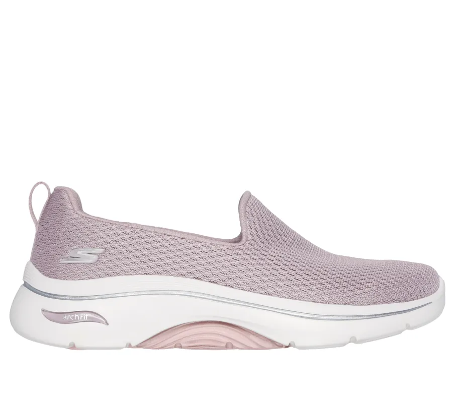 Skechers 125313/MVE GO WALK ARCH FIT 2.0 - SAIDA Womens Trainers Mauve sold by Shuperb