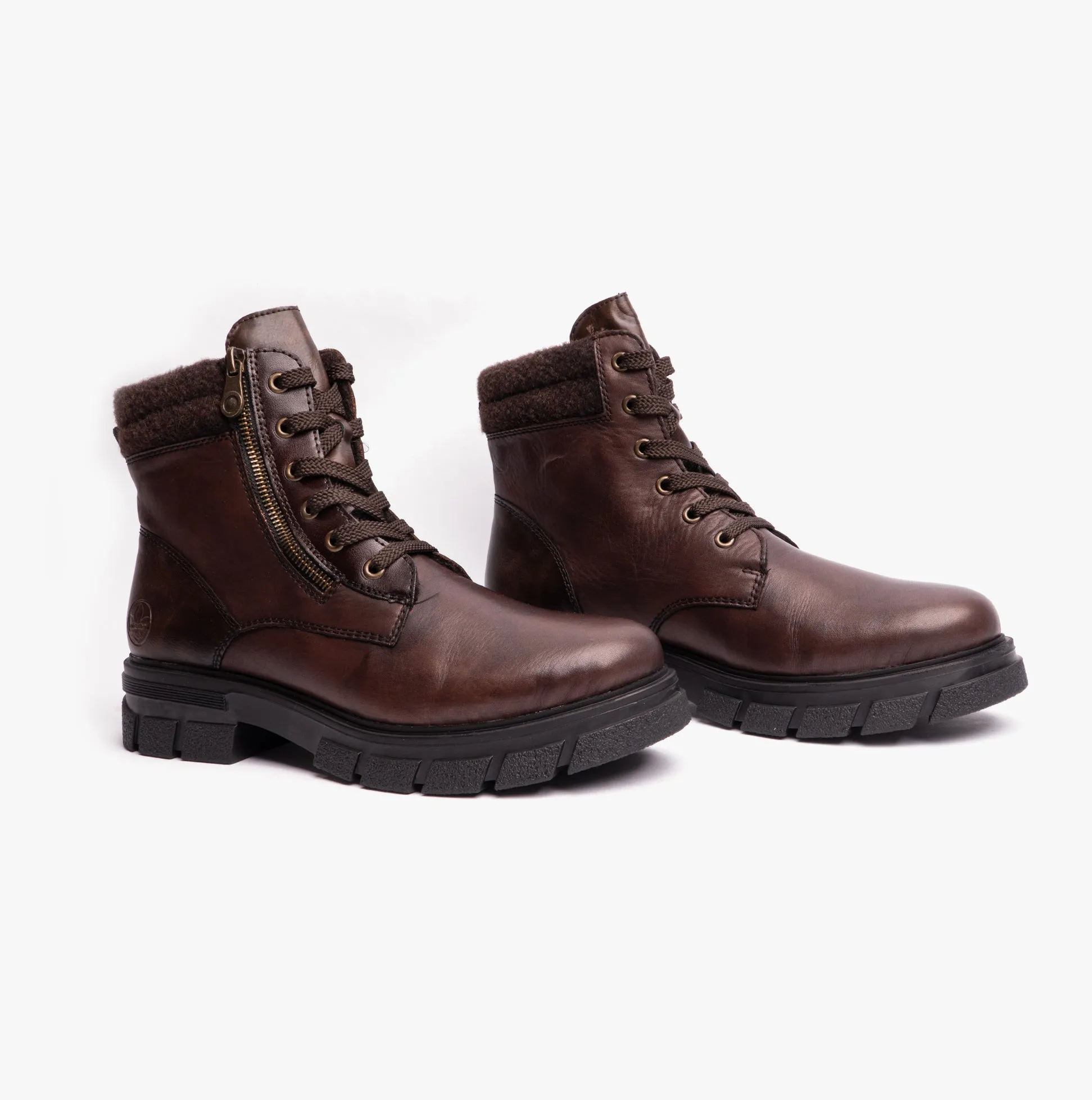 Rieker Z9103-25 Womens Leather Boots Brown sold by Shuperb product image thumbnail 2