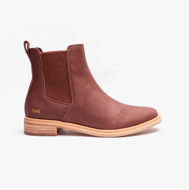 TOMS CHARLIE Womens Boots Chestnut sold by Shuperb