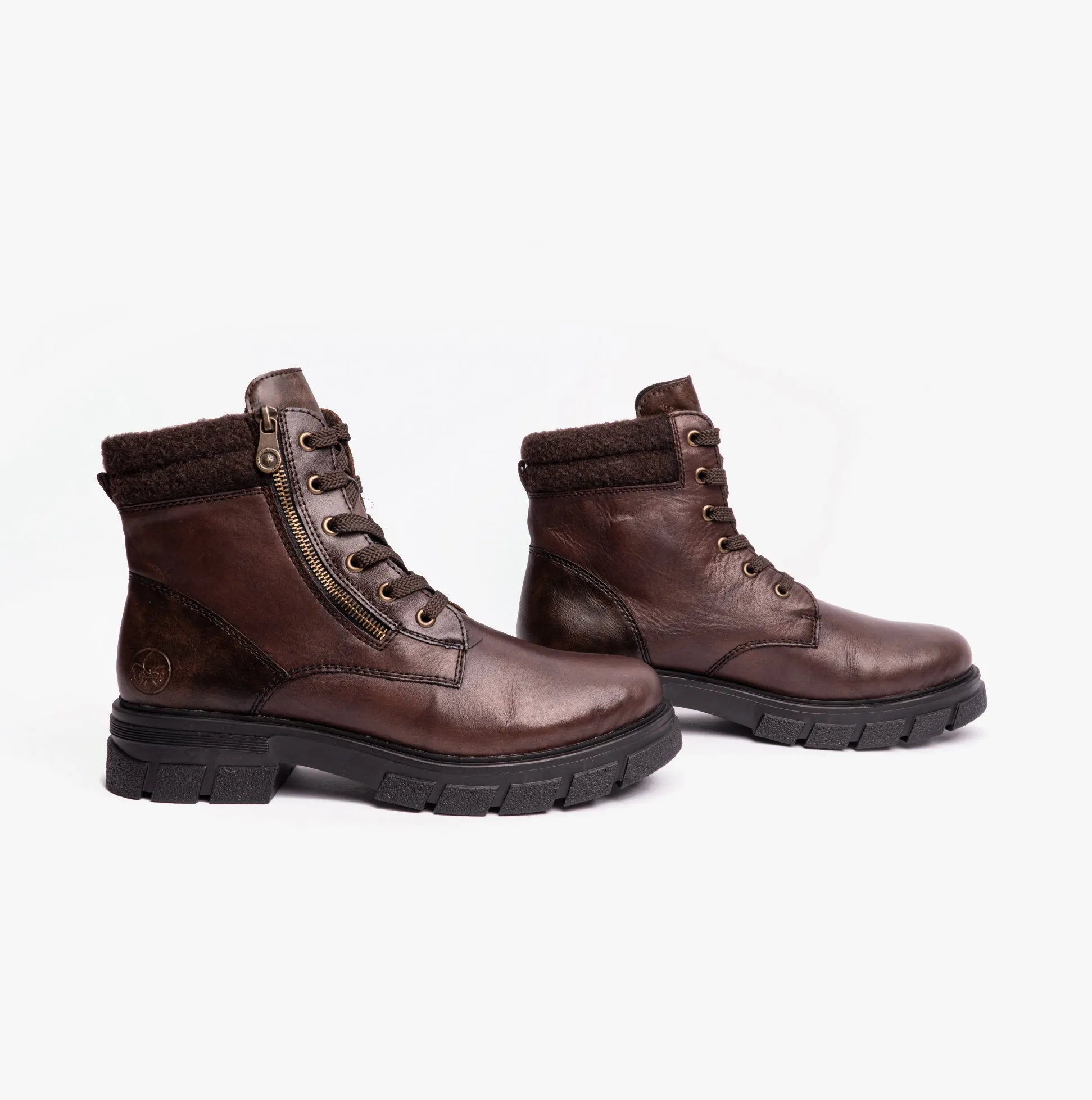 Rieker Z9103-25 Womens Leather Boots Brown sold by Shuperb product image thumbnail 3