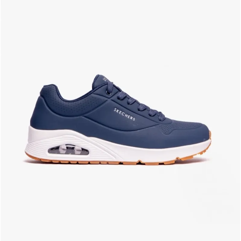 Skechers 52458/NVY UNO-STAND ON AIR Mens Trainers Navy sold by Shuperb