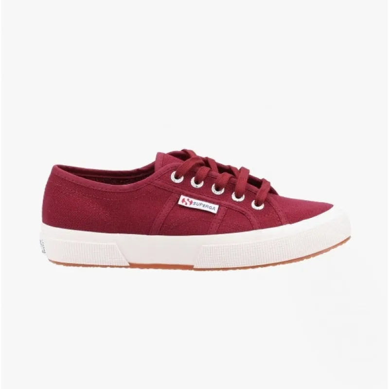 2750 COTU CLASSIC Ladies Canvas Trainers Dark Bordeaux sold by Shuperb