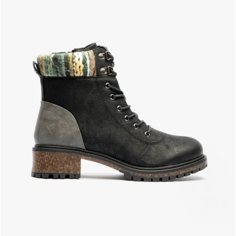 Lotus HICKORY Womens Boots Black sold by Shuperb