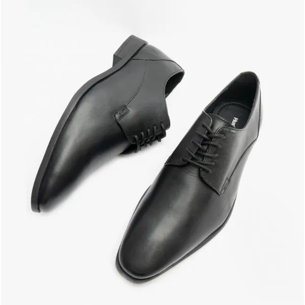 Hush Puppies EZRA Boys Leather Plain Toe Shoes Black sold by Shuperb product image thumbnail 2