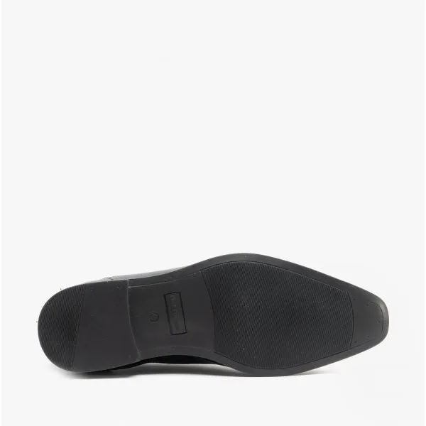 Hush Puppies EZRA Boys Leather Plain Toe Shoes Black sold by Shuperb product image thumbnail 3