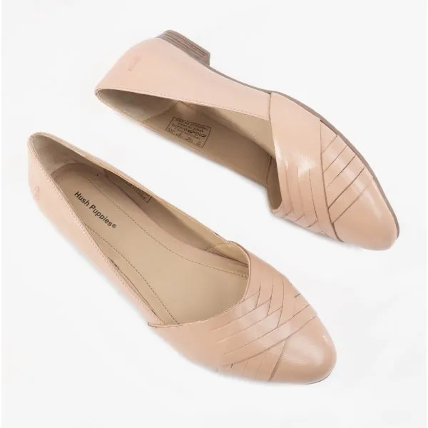 Hush Puppies MARLEY Womens Leather Ballerina Shoes Blush sold by Shuperb product image thumbnail 2