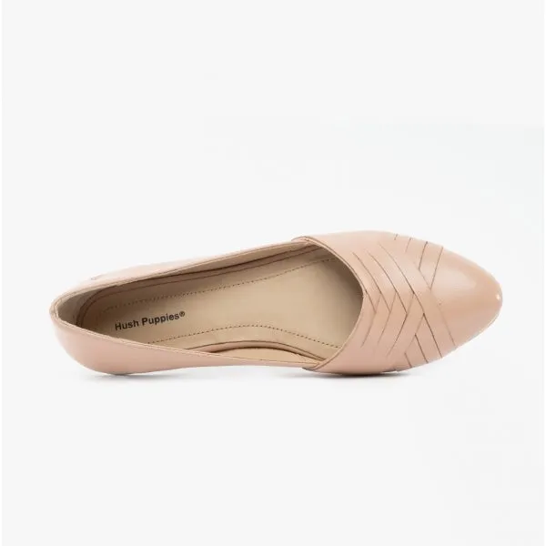 Hush Puppies MARLEY Womens Leather Ballerina Shoes Blush sold by Shuperb product image thumbnail 4