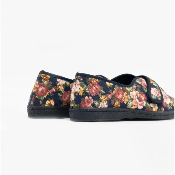 Sleepers WILMA Womens Full Slippers Navy sold by Shuperb product image thumbnail 5