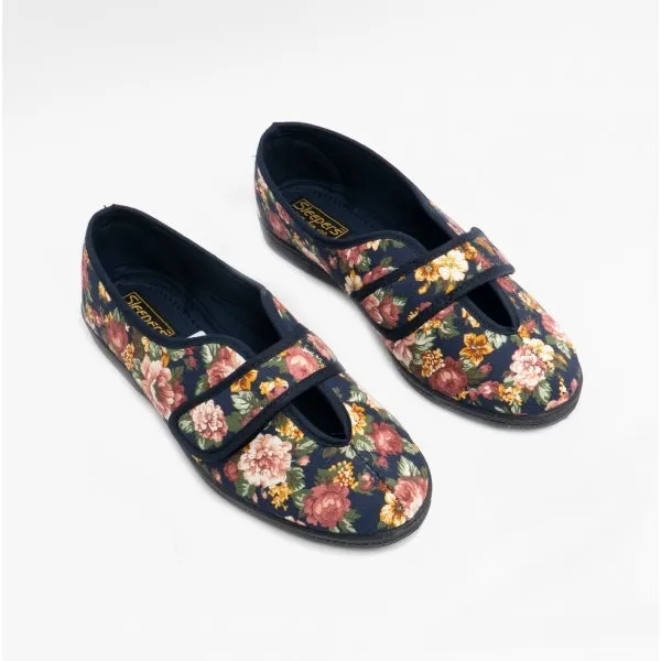 Sleepers WILMA Womens Full Slippers Navy sold by Shuperb product image thumbnail 2