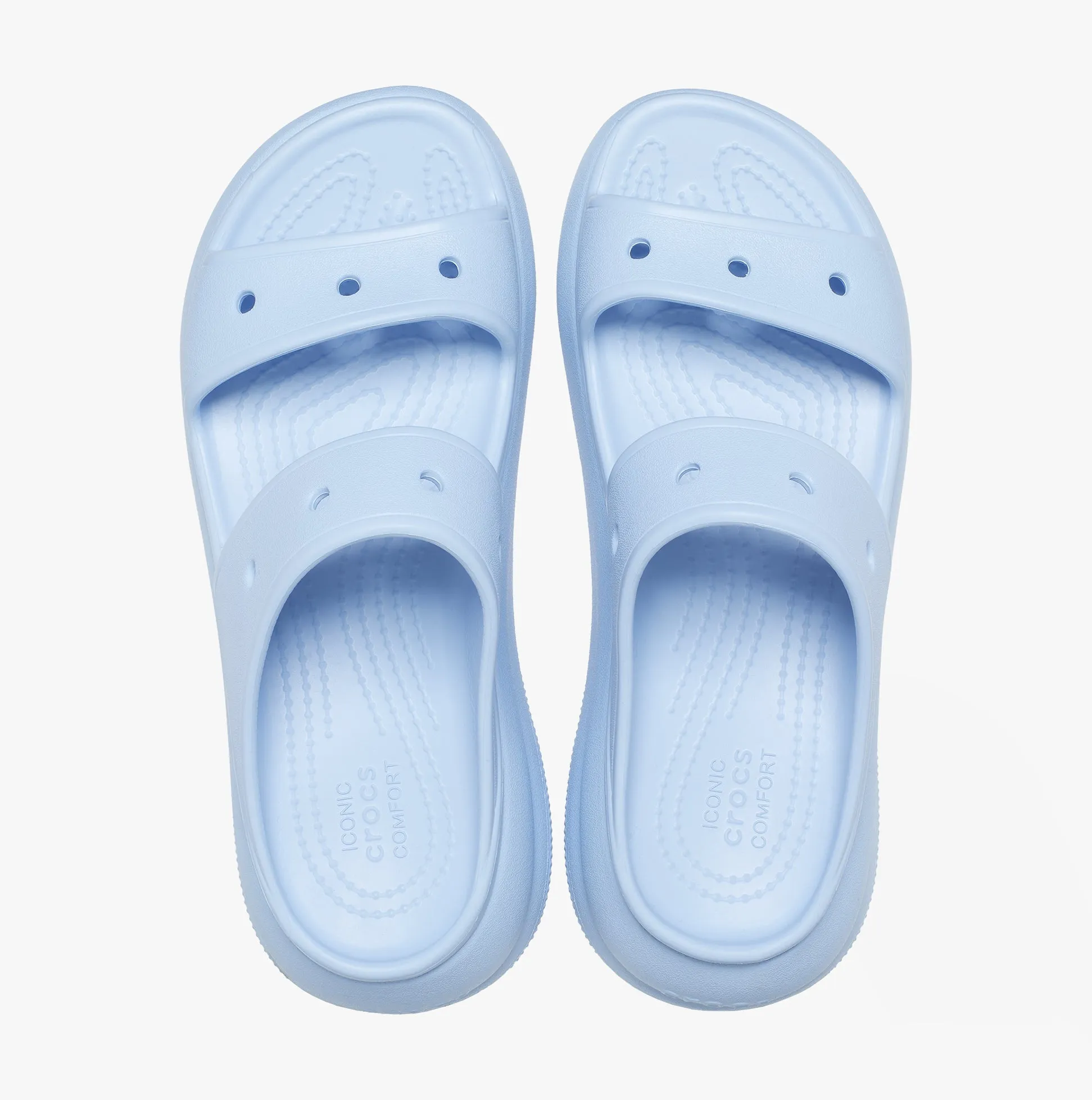 Crocs 207670-4NS CRUSH SANDAL Womens Platform Sliders Blue Calcite sold by Shuperb product image thumbnail 2