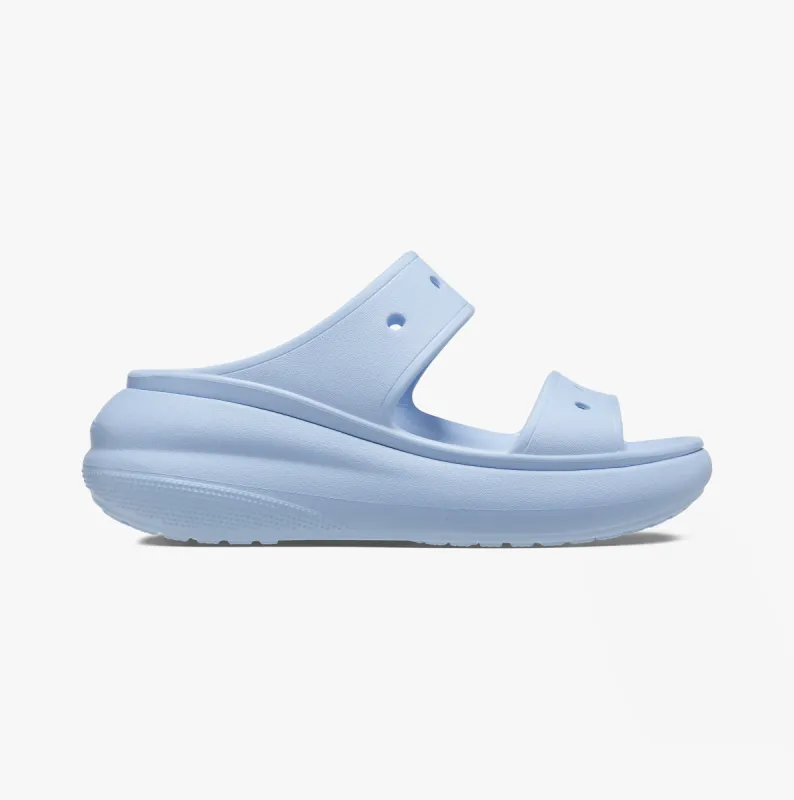 Crocs 207670-4NS CRUSH SANDAL Womens Platform Sliders Blue Calcite sold by Shuperb