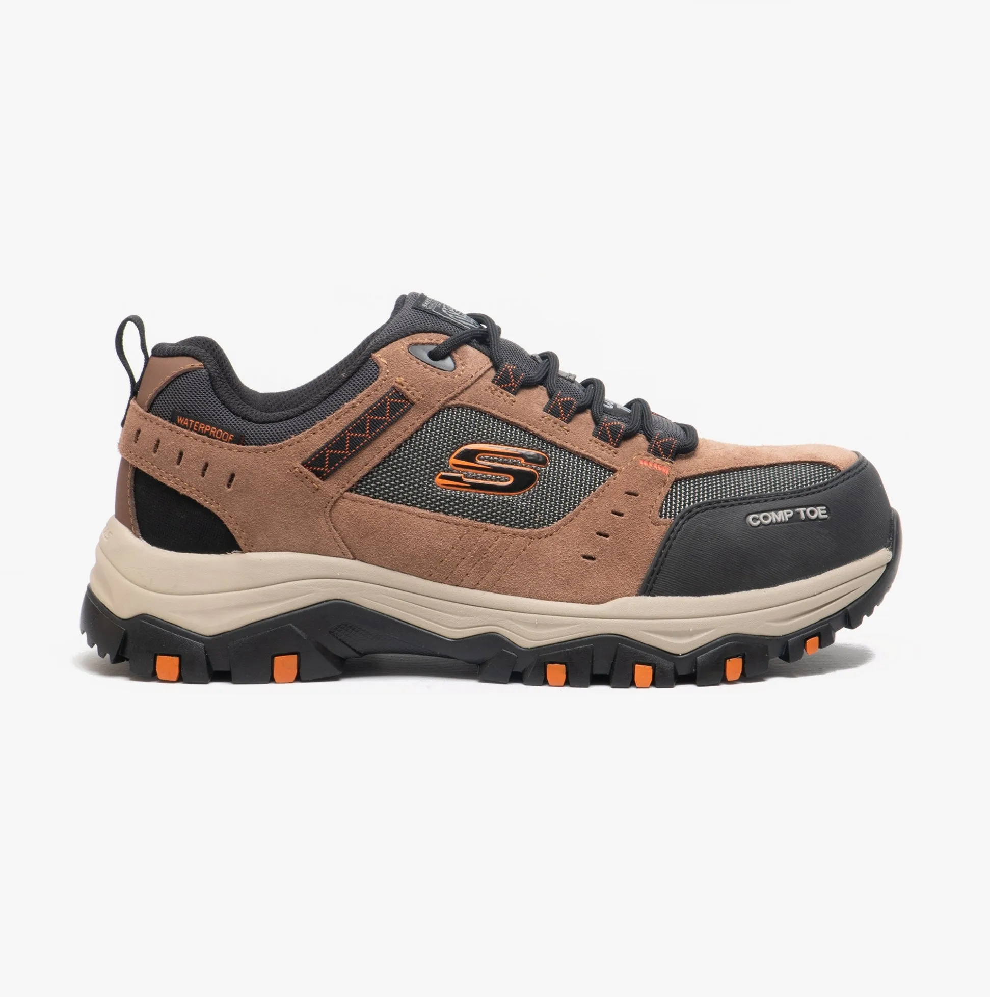 Skechers Work 77183EC GREETAH Mens Safety Trainers Brown/Black sold by Shuperb