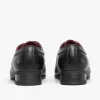 Front ROSSI Boys School Shoes Black sold by Shuperb