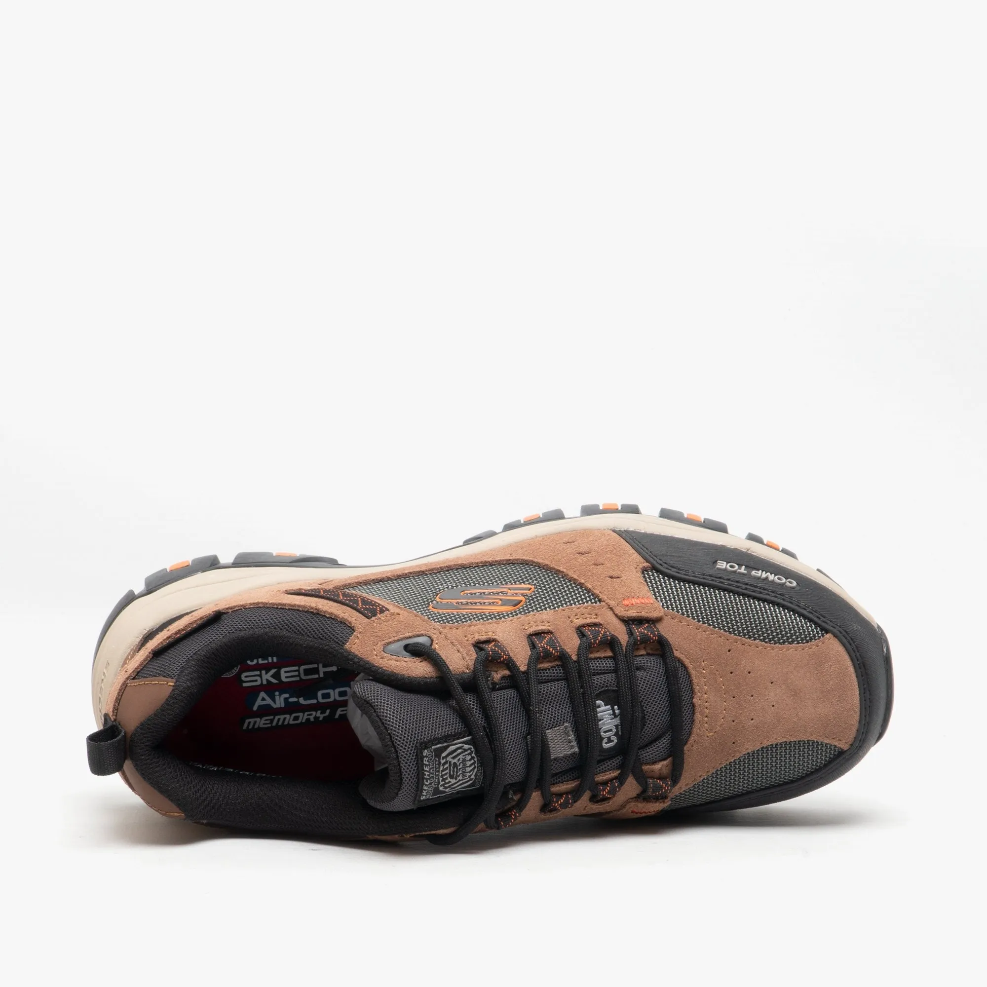 Skechers Work 77183EC GREETAH Mens Safety Trainers Brown/Black sold by Shuperb product image thumbnail 4