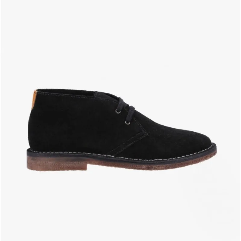 Hush Puppies SAMUEL Mens Chukka Boots Black made by Hush Puppies