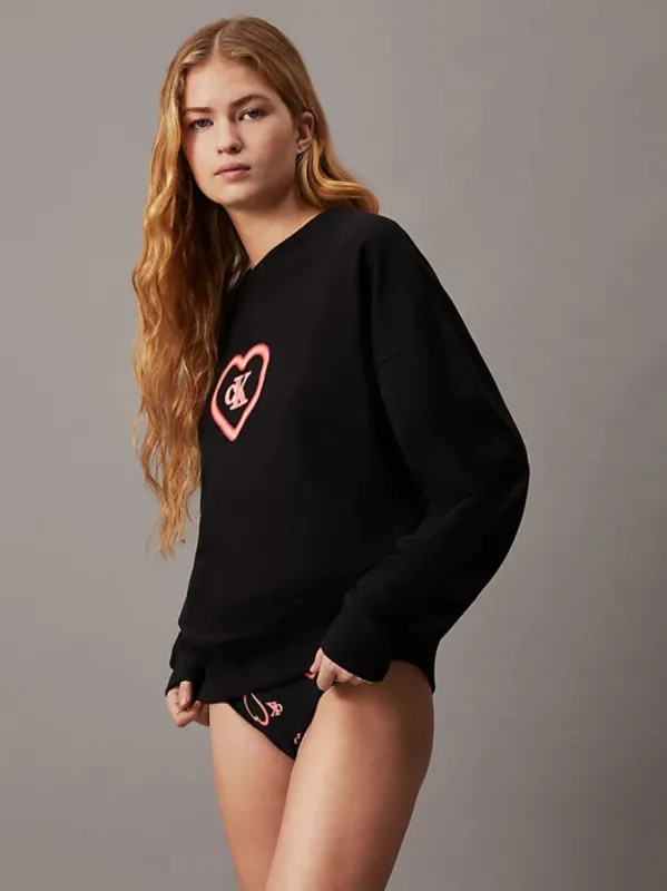 Calvin Klein CK96 Womens Lounge Sweatshirt Black sold by Shuperb